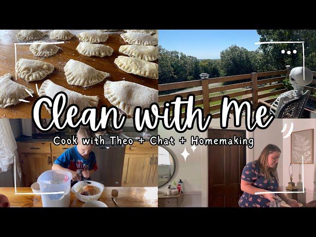 CLEAN WITH ME  | Cook with Me + Homemaking + Meal Prep + Cleaning Motivation