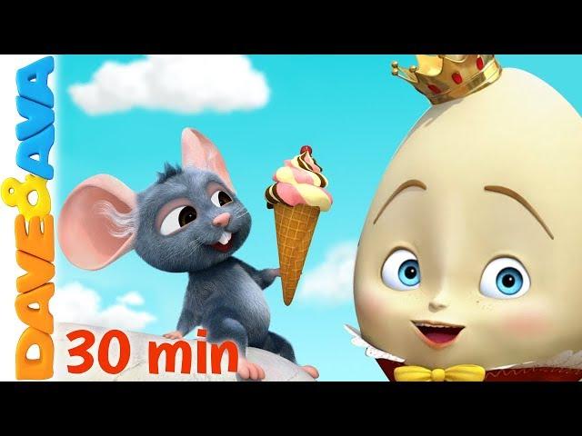  Humpty Dumpty & More Nursery Rhymes | Baby Songs by Dave and Ava 