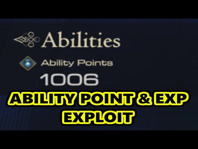 Infinite Ability Point And Experience Glitch Final Fantasy 16