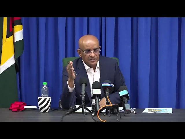 Press Conference by Vice President Dr. Bharrat Jagdeo. June 06, 2024