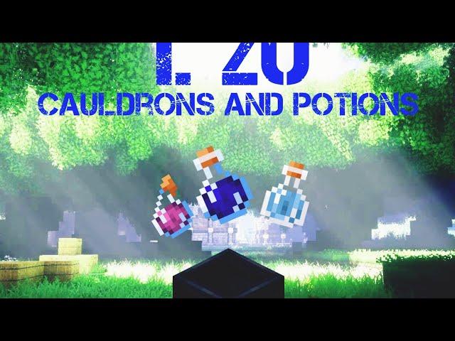 1.20 обновление котлы и зелья. 1.20 Cauldrons and Potions update.