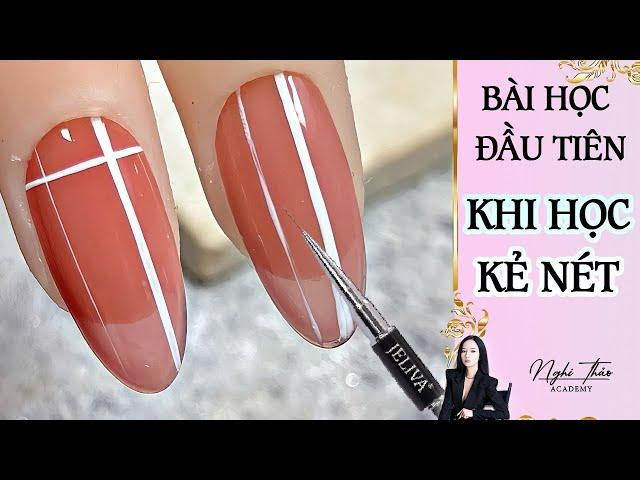 Bài học đầu tiên khi học kẻ nail