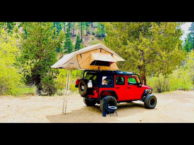 ARB Simpson lll Rooftop Tent Complete Setup and Breakdown