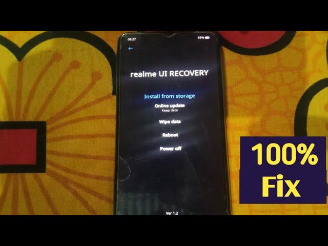 Realme UI Recovery Problem Solution | In Hindi