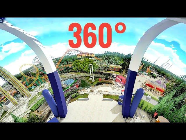 Giant Swing Ride (360° POV) Extreme VR Coaster Simulator 3D Video SBS