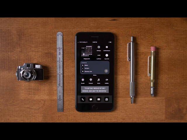 Minimalist Phone Setup - Make an iPhone Dumb - iOS14 minimalist icons