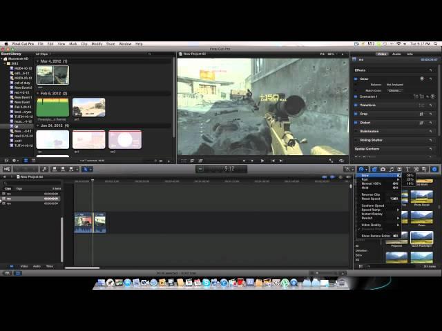 Final Cut Pro x Slow Motion (Tutorial)