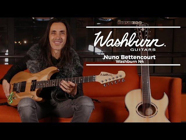 Nuno Bettencourt on the Washburn N4 at The Music Zoo