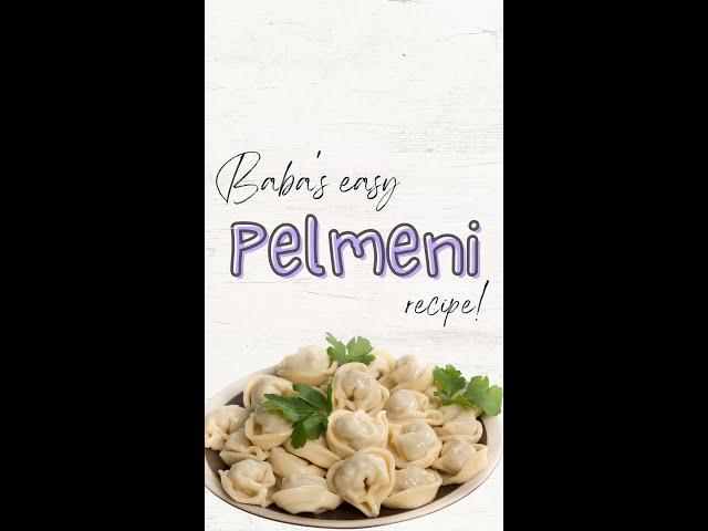 Baba's Simple Pelmeni Recipe! Easy and Yummy!!