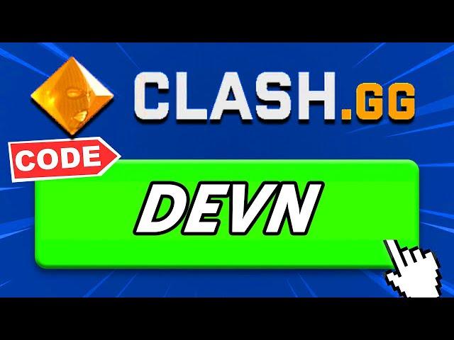 Clash GG Promo Code 2024  ClashGG Code: DEVN 