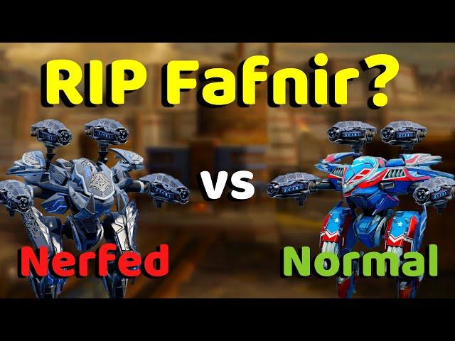 Fafnir BEFORE vs. AFTER rebalance