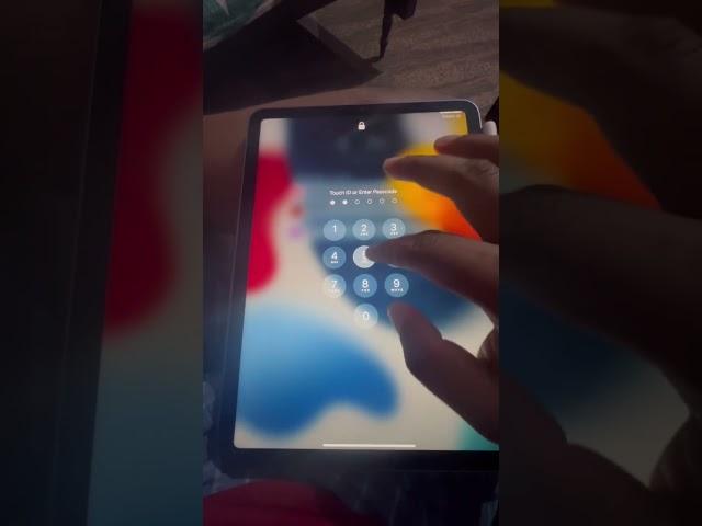 How to open iPad without password