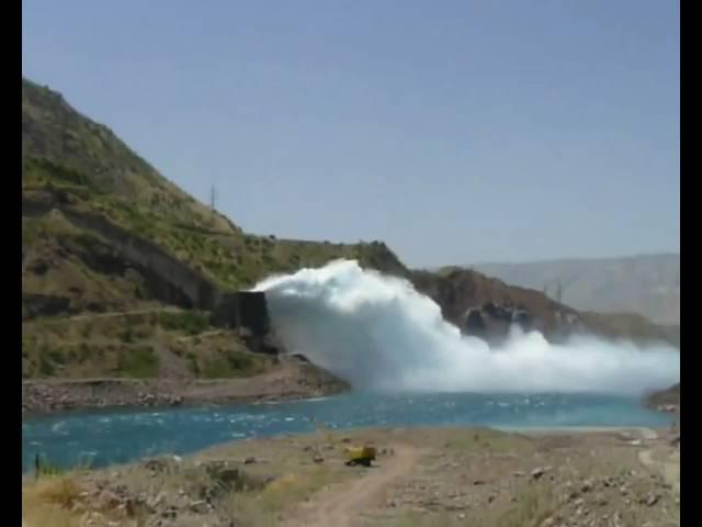 The Nurek Dam, Tajikistan - the tallest dam in the world!