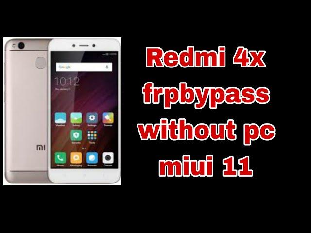 Redmi 4X frpbypass without pc#frpbypass #mobilerepairing #frp