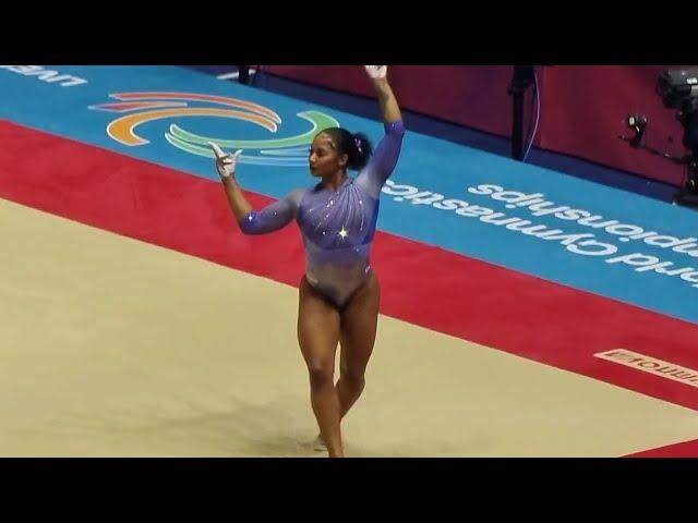 Jordan Chiles  - Floor - Qualifications - 2022 World Championships