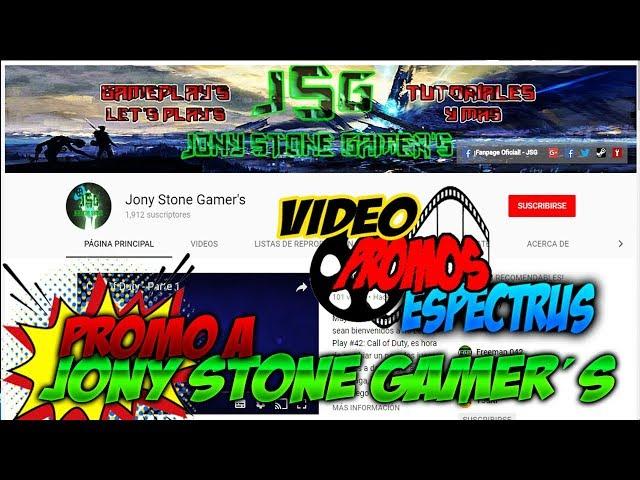 PROMO A JONY STONE GAMER´S