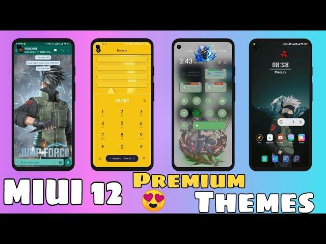 Top 3 Secret Miui 12 Premium Themes|| MIUI 12 Themes Change Whatsapp Ui