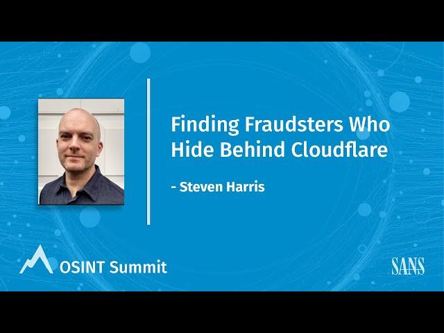 Finding Fraudsters Who Hide Behind Cloudflare