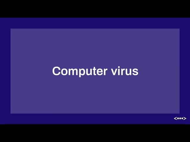 Computer virus - Cyberiom