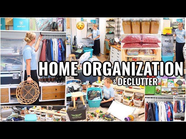 HOME ORGANIZATION IDEAS!! CLEAN & ORGANIZE WITH ME | DECLUTTERING AND ORGANIZING MOTIVATION