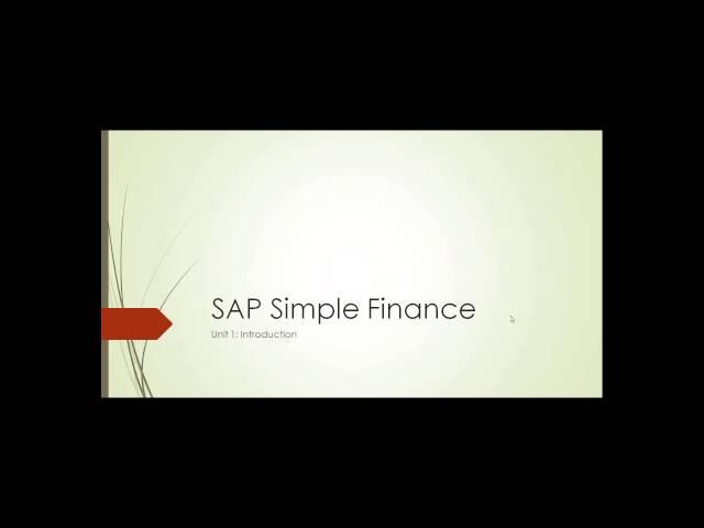 SAP Simple Finance Training Videos visit to www.saptopdocs.com