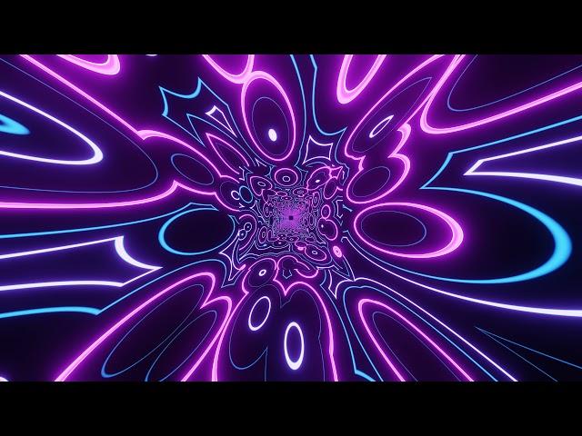 VJ LOOP Pink Blue Tunnel Abstract Background Video Simple Lines Pattern 4k Screensaver