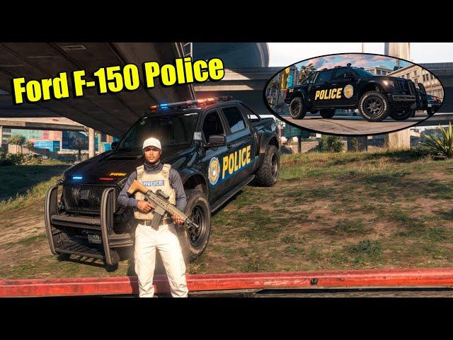 Vapid Caracara Pursuit (Ford F-150 Police) - GTA 5 Online DLC Vehicle Customization