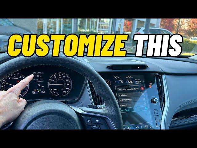 7 Settings You Will Want To Change On Your New Subaru