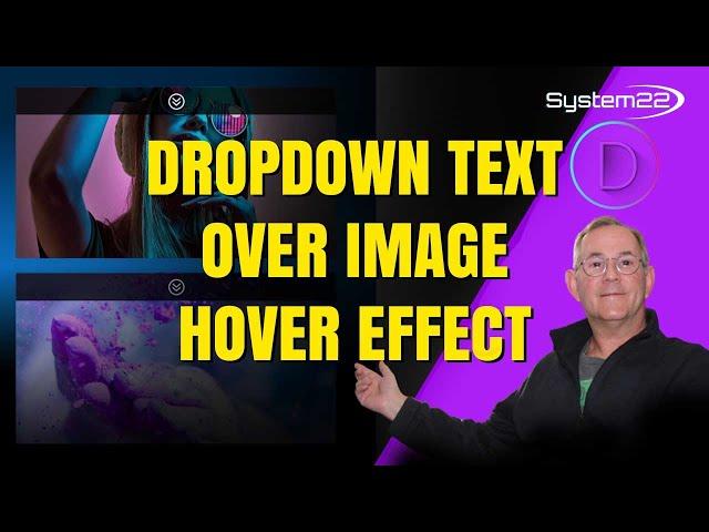 How to Create a Dropdown Text Over Image Hover Effect with the Divi Theme