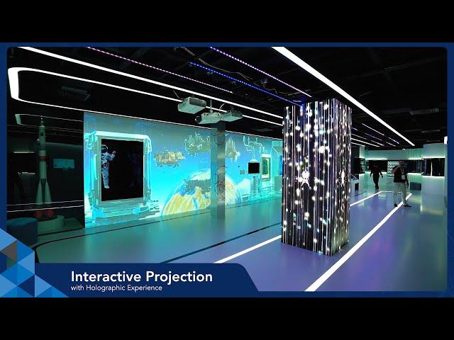 Interactive Projection with Hologram Experience | TRA | TAKELEAP