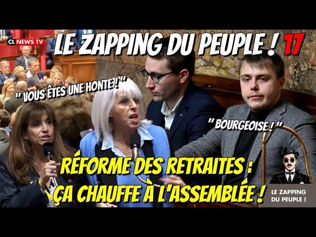 Réforme des retraites : Scandales à l'assemblée !? Le Zapping Du Peuple ! 17 29/11/2024