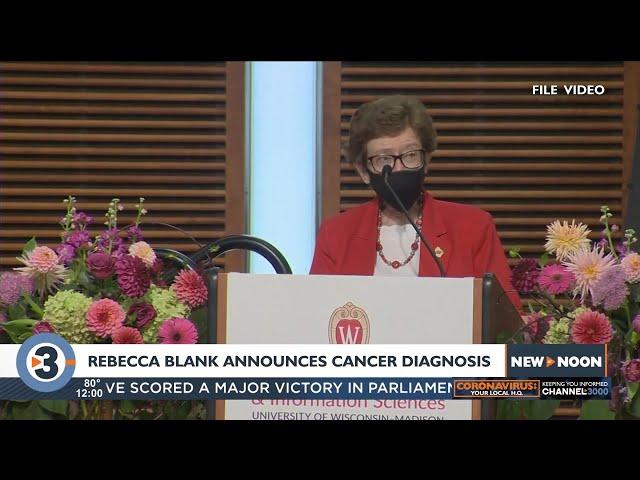 Former UW-Madison Chancellor Rebecca Blank diagnosed with ‘aggressive’ form of cancer