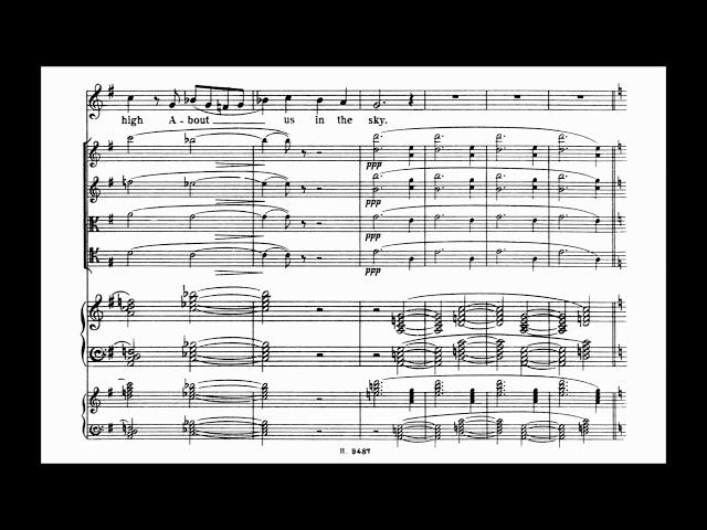 Ralph Vaughan Williams - On Wenlock Edge (Complete song cycle, 1909) [Score]