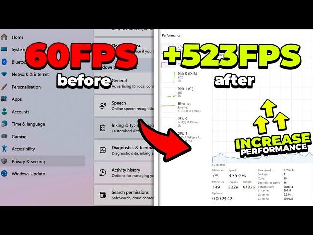 How to QUICKLY Optimize Windows for GAMING!  (FPS Boost & Performance)