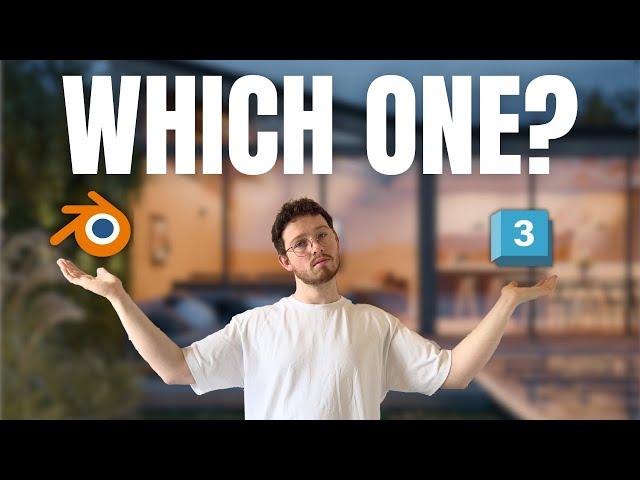 Blender or 3DS max: Which is the Best for Archviz in 2025?