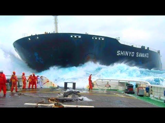 INCREDIBILI INCIDENTI NAVALI RIPRESI IN VIDEO - Canale di Suez