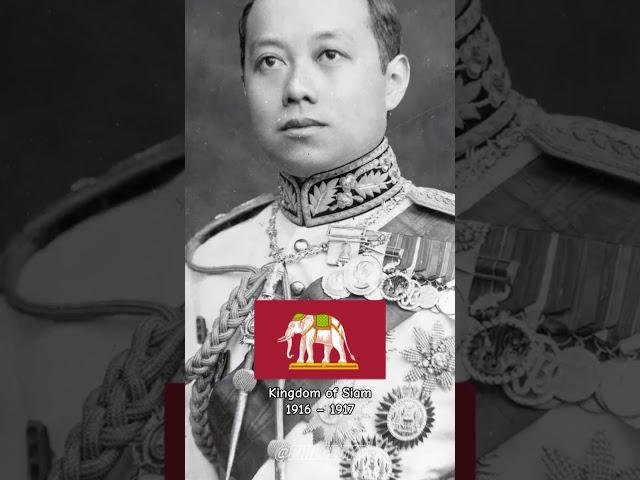 Evolution of Thailand flag  History #thailand #history #edit #shorts