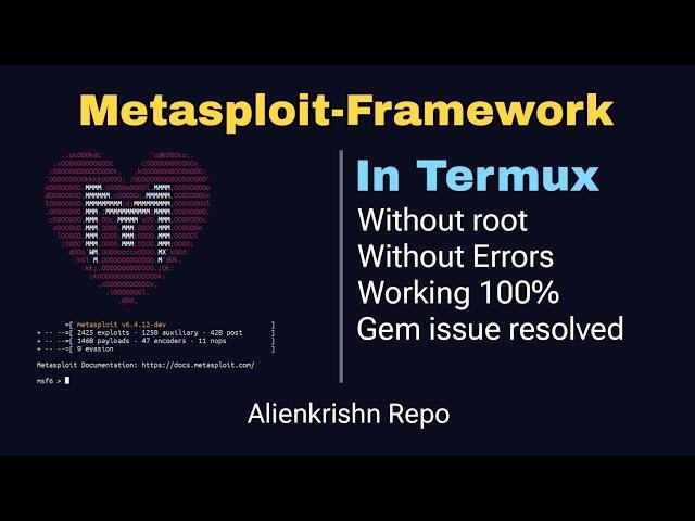 Install Metasploit Framework in Termux Without Root | Simplify Cybersecurity Testing! 