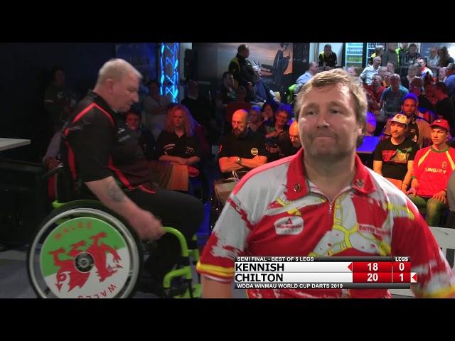 WDDA Winmau World Cup darts 2019 - Singles wheelchair semi final 1