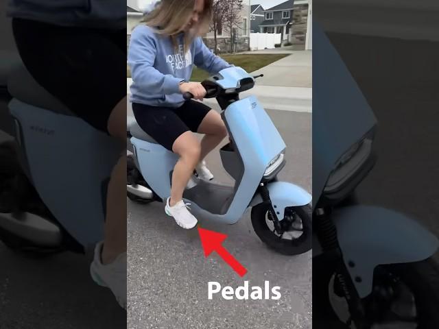 A moped you can PEDAL