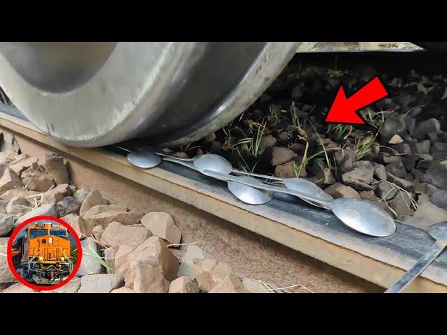 Train Vs Home Things Experiment OMG  || Train Experiments @TrainExperiments