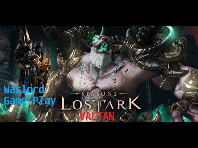 Lost Ark - Warlord Game play VS Valtan (Red Build)