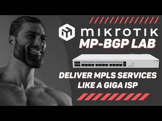 Providing MPLS services to customers on MikroTik ROSv7 | FULL LAB