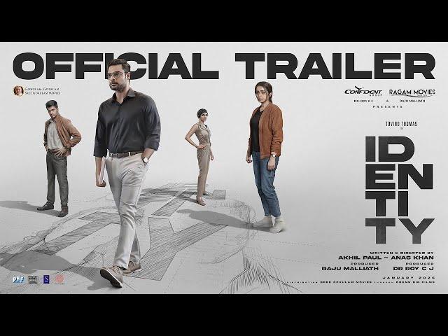 IDENTITY Trailer (Hindi) | Tovino Thomas | Trisha | Vinay Rai | Akhil Paul | Anas Khan | Jakes Bejoy