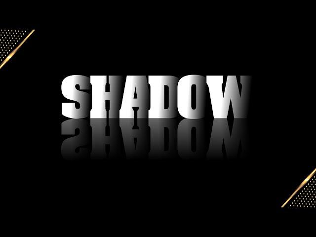 Typography Edit | Shadow Text Effect With Reflection in CorelDraw 2023