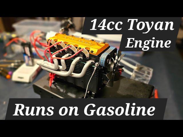 I built a Mini I-4 Cylinder Engine, and it's awesome!! Toyan FS-400