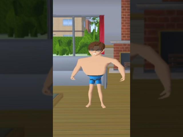 YUTA JADI GENDUT - Sakura school simulator #shorts