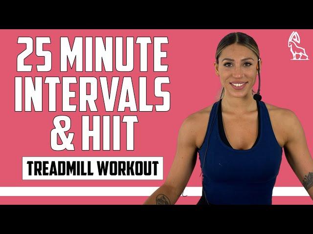 25 MIN Intervals & HIIT | Treadmill Follow Along! #IBXRunning