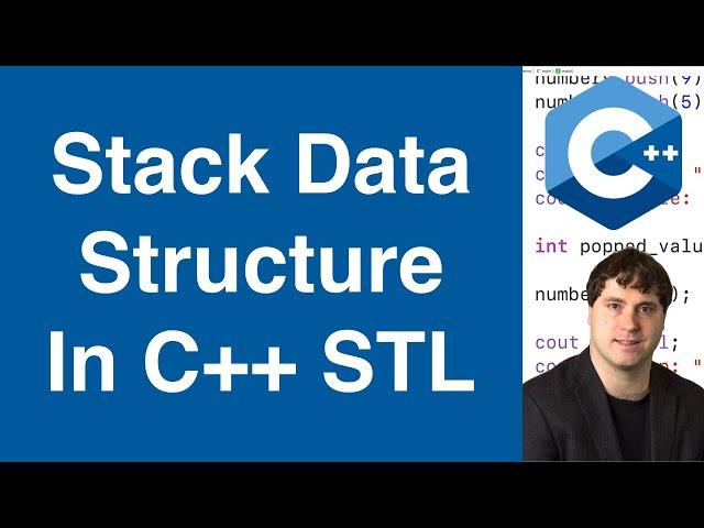 Stack Data Structure In STL | C++ Tutorial