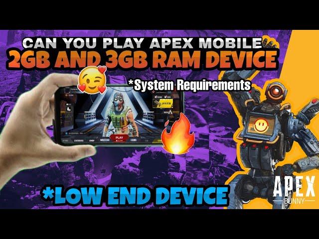 APEX LEGENDS MOBILE - LOW END DEVICE UPDATE  | SYSTEM REQUIREMENTS ? | Will It Run In Your Device